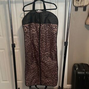 Chico's Black and Leopard Print Bag